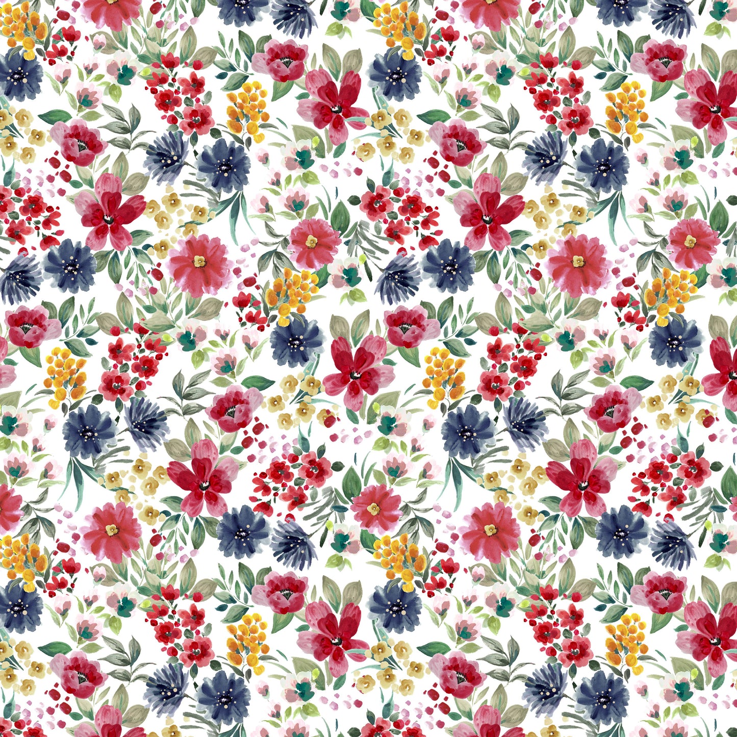 Tecido Poplin Digital Floral