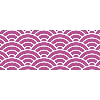 Washi Tape (15mm x 7m) Seigaihamon Wakamurasaki