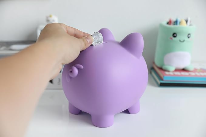 Mealheiro Piggy Bank Lilás
