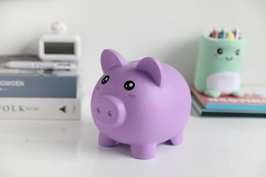 Porco Mealheiro Piggy Bank Lilás