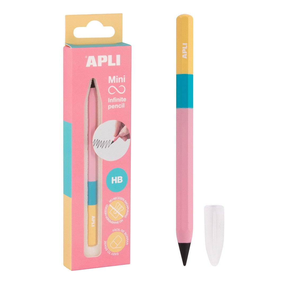 MINI Lápis Infinito Pastel Rosa