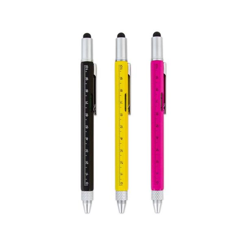 Caneta Esferográfica Multi funções Rosa
