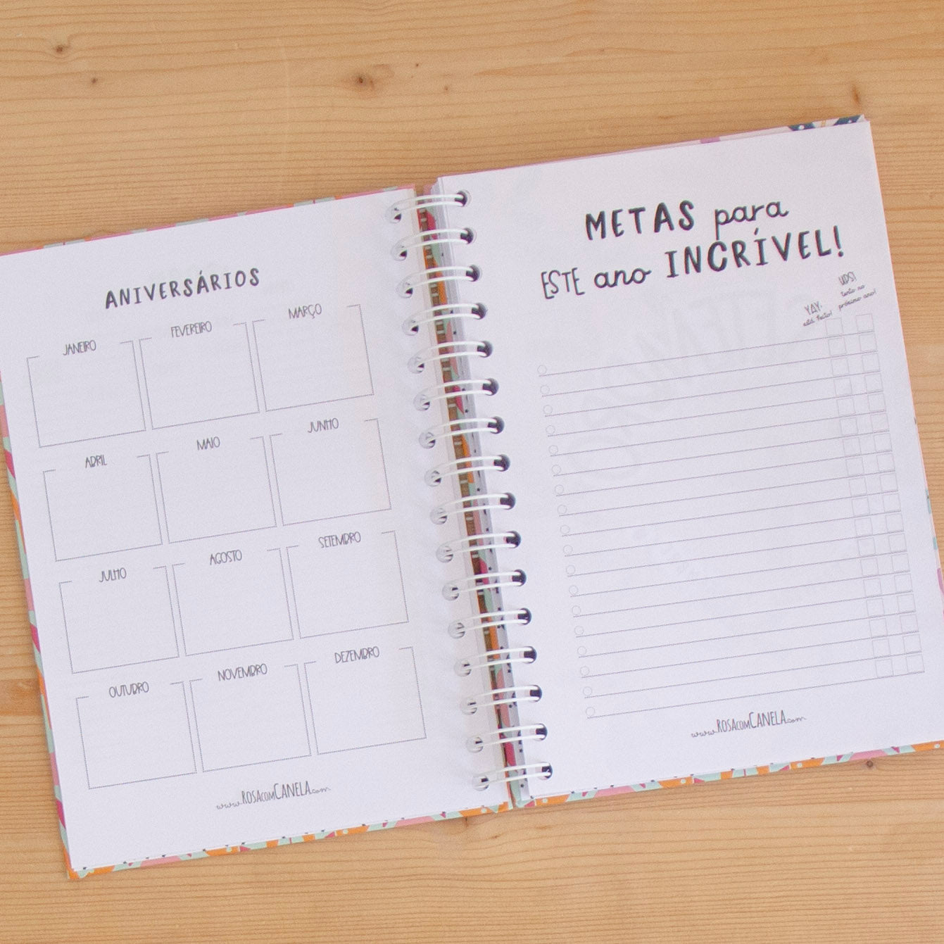 Agenda A5 Semanal 23/24 CAPA DURA Auxiliar Mais Carinhosa!