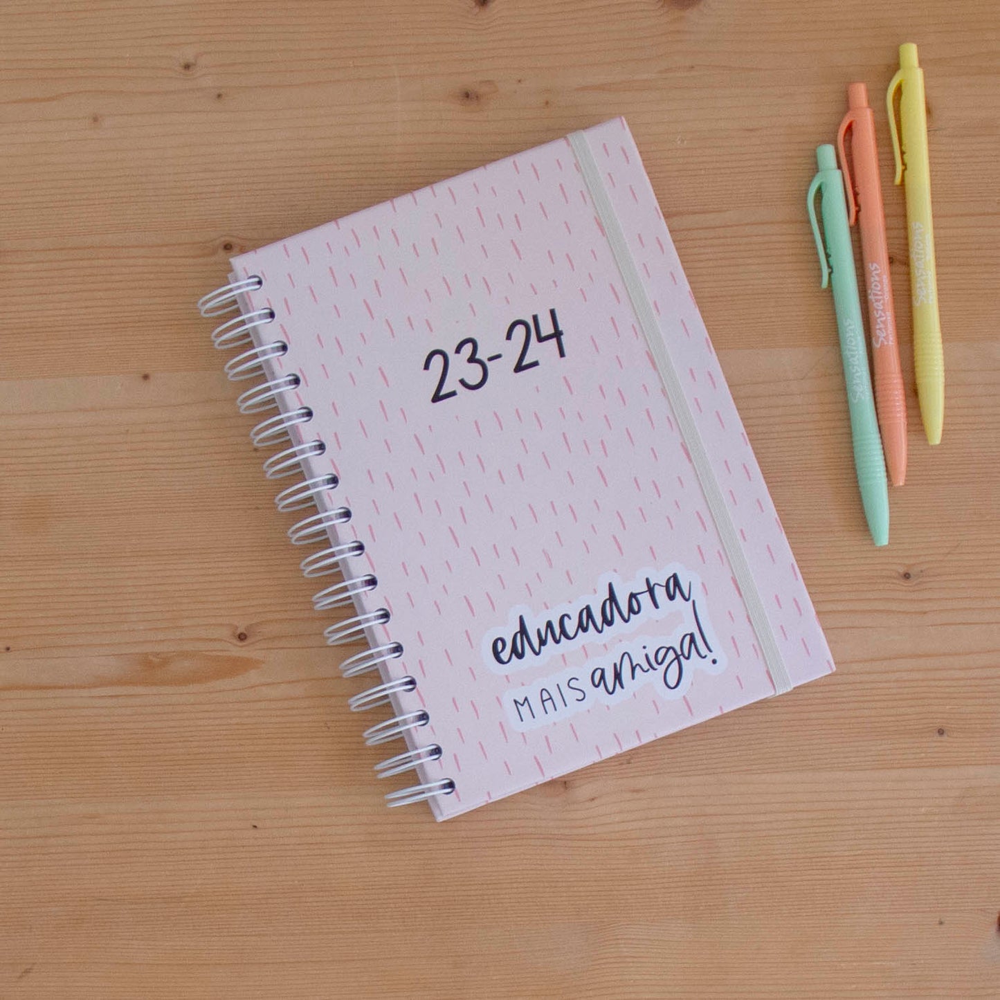 Agenda A5 Diária 23/24 CAPA DURA Educadora mais Amiga!