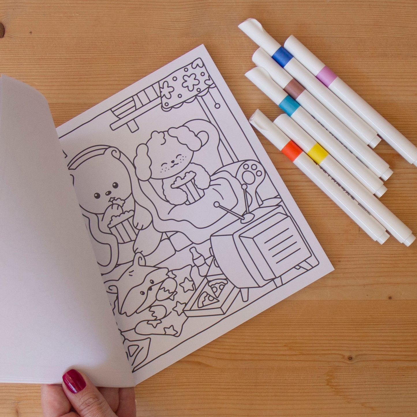 Livro de Colorir Momentos Fofos de Coco Wyo