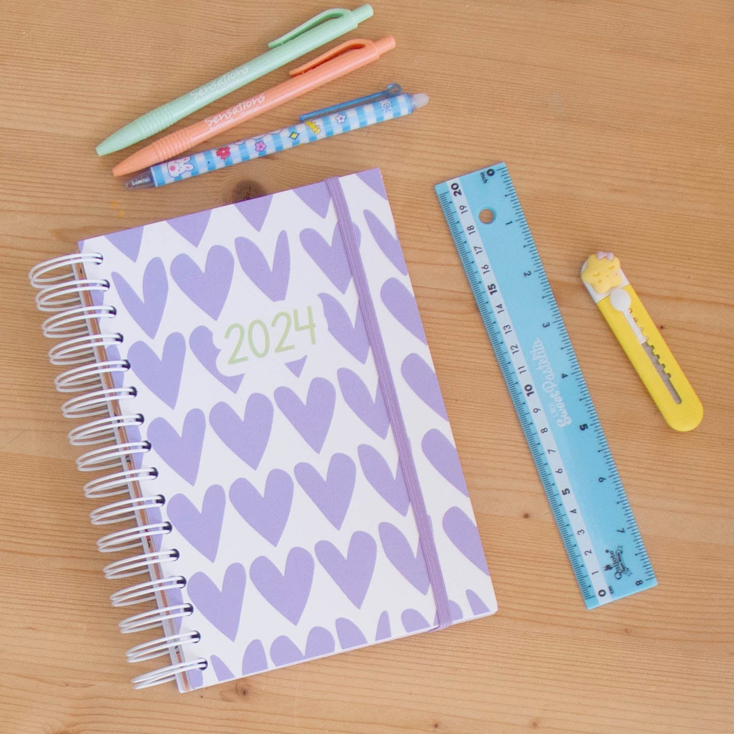 Agenda A5 Semanal 2024 Capa Dura SWEET
