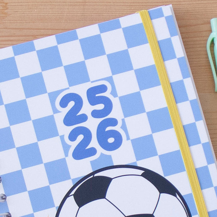 Agenda A5 Semanal 2025/2026 Capa Dura FOOTBALL