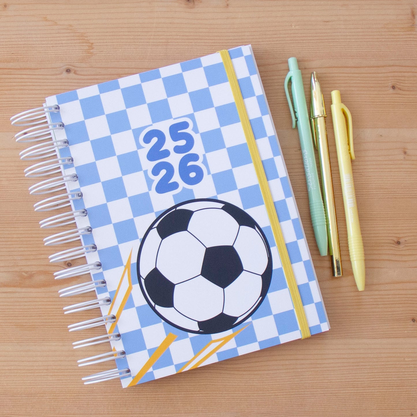 Agenda A5 Semanal 2025/2026 Capa Dura FOOTBALL