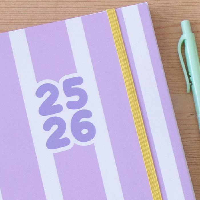 PRÉ-VENDA Agenda A5 Diária 2025/2026 Capa Dura ICE CREAM