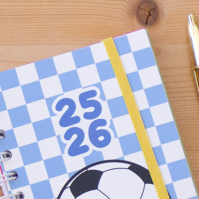 Agenda A6 Semanal 2025/2026 Capa Dura FOOTBALL