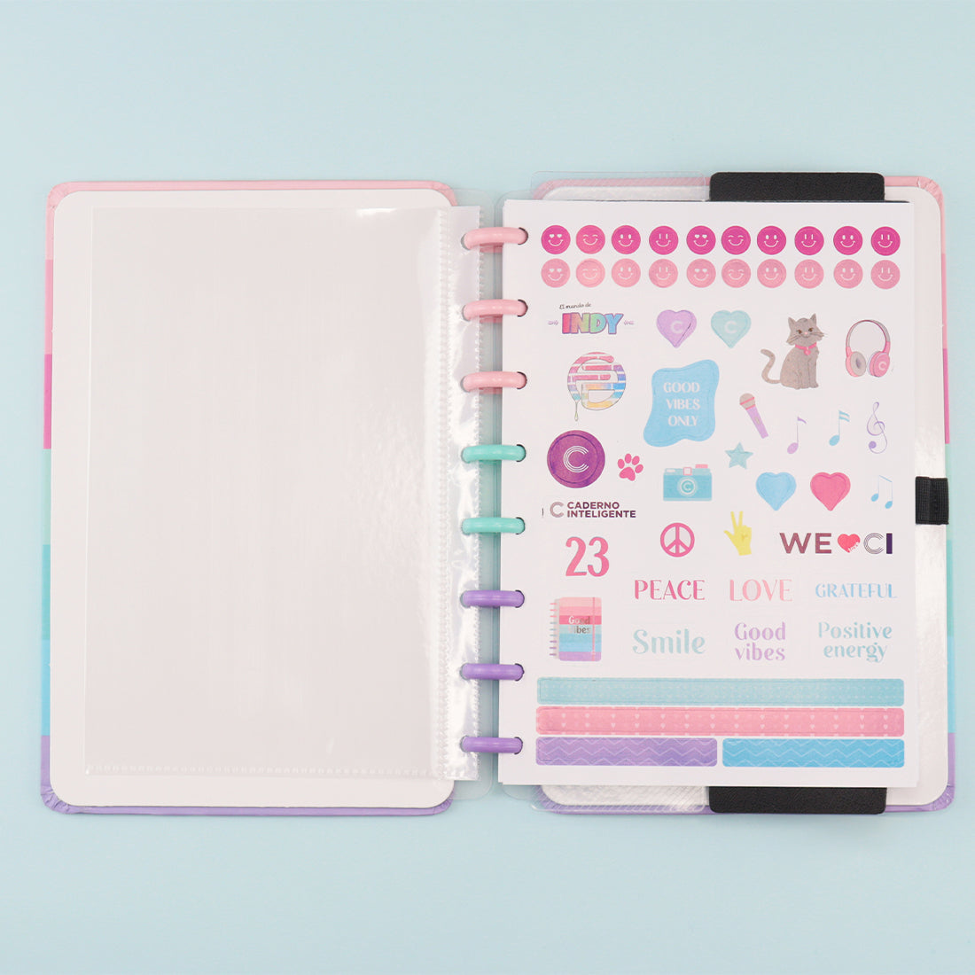 Caderno Inteligente A5 Good Vibes by Indy