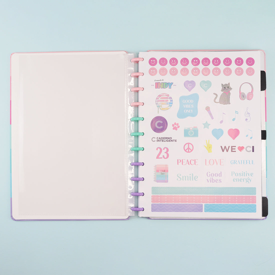 Caderno Inteligente A4 Good Vibes by Indy*