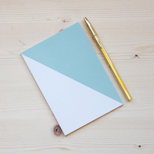 Caderno Agrafado A6 PAUTADO Green Cream