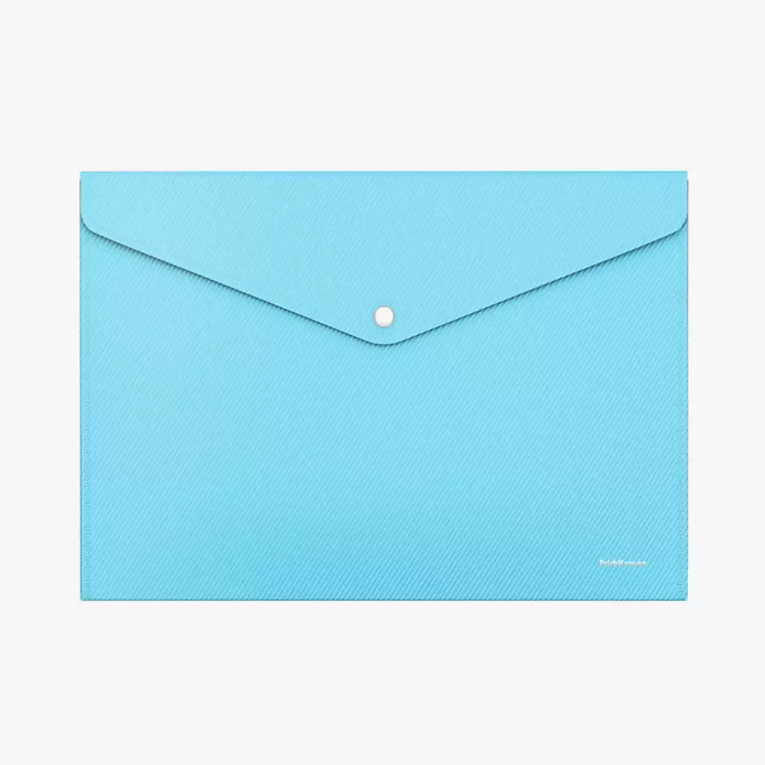 Bolsa Envelope A4 com mola Pastel Azul