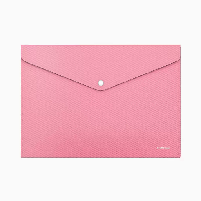 Bolsa Envelope A4 com mola Pastel Rosa