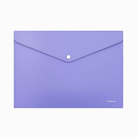 Bolsa Envelope A4 com mola Pastel Lilás