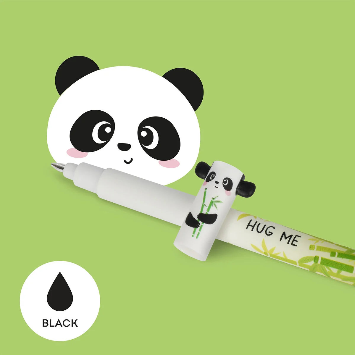 Caneta Apagável (preto) Panda Bamboo