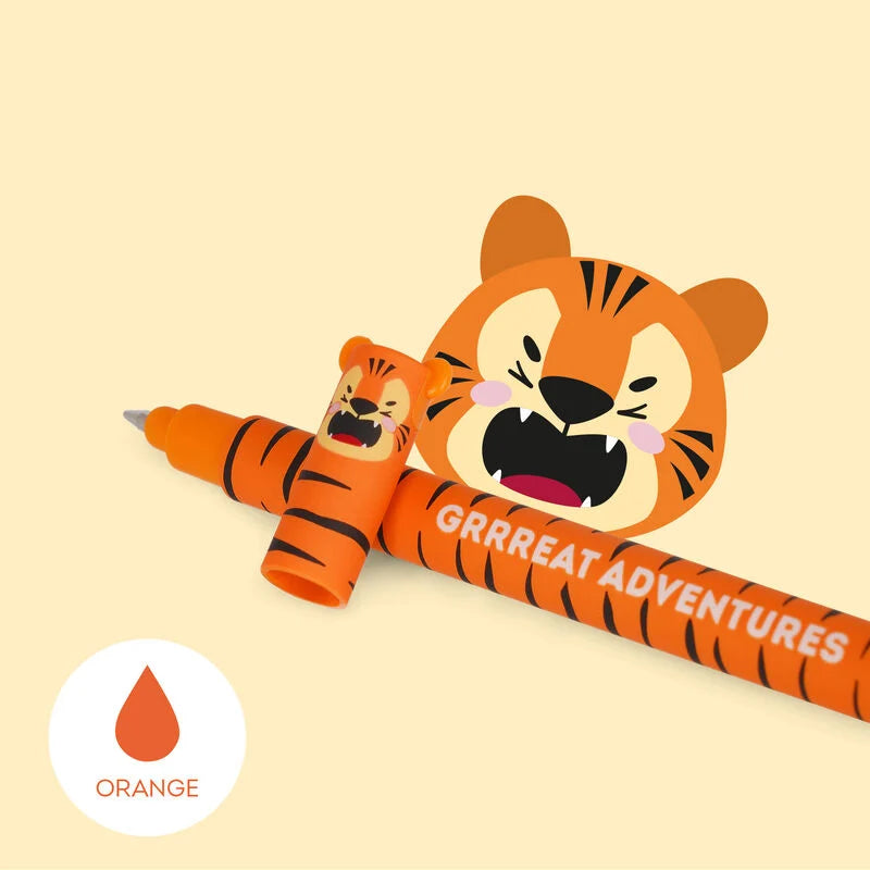 Caneta Apagável (laranja) Tigre