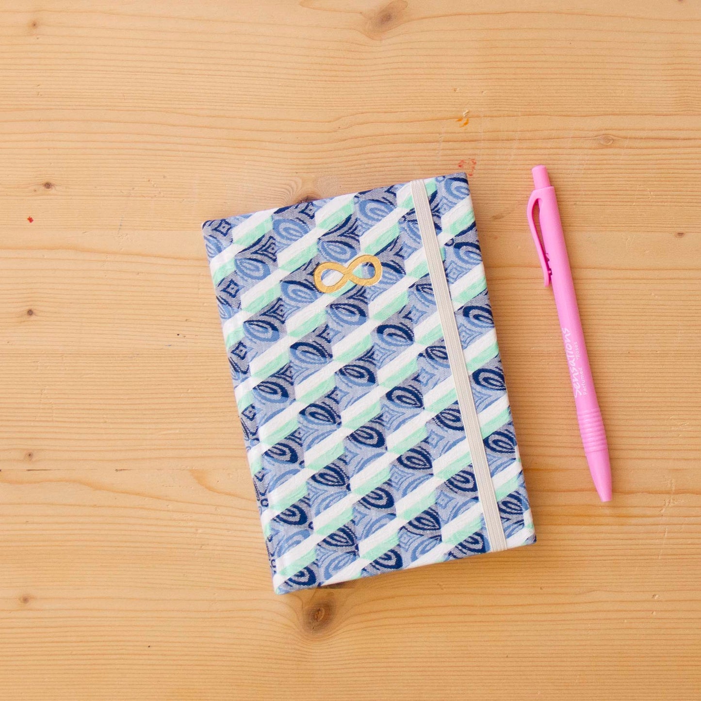 Caderno A6 tecido 428 Infinito