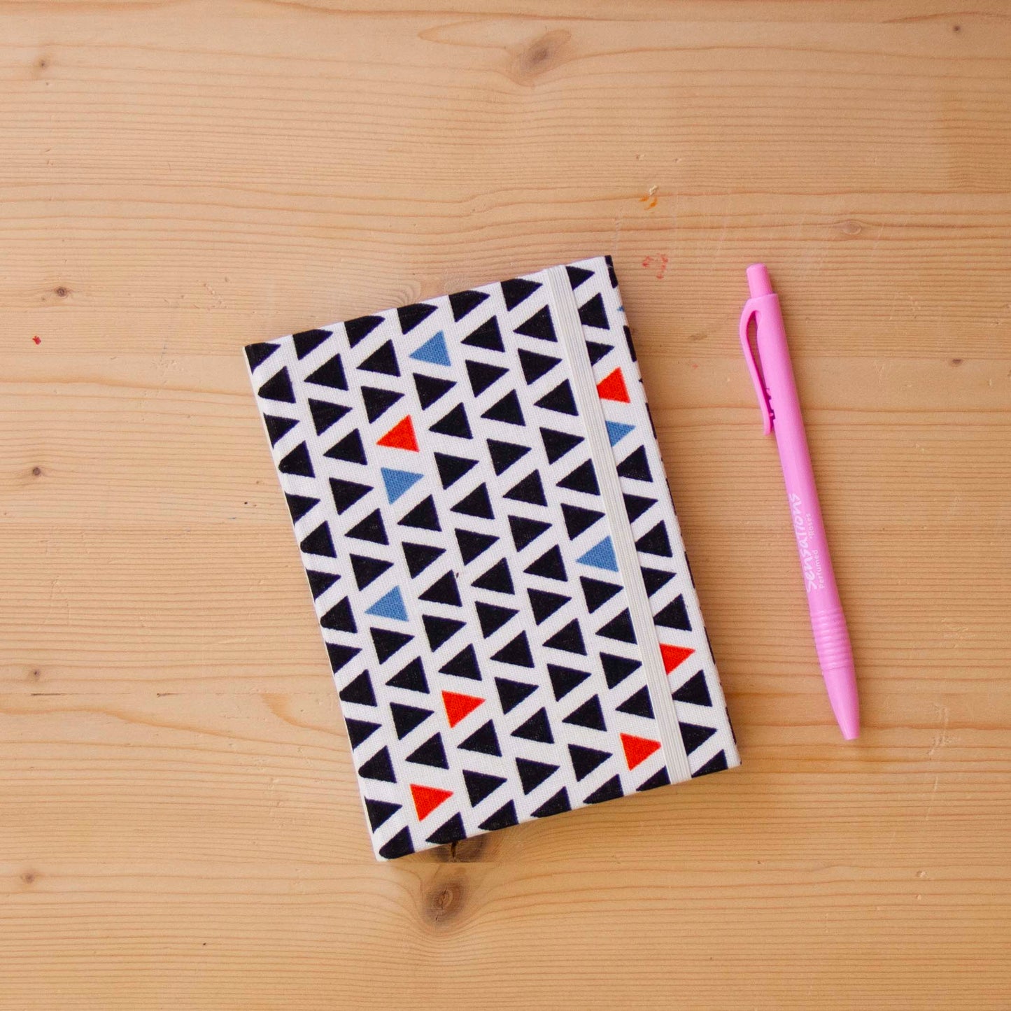 Caderno A6 tecido Tribal Black