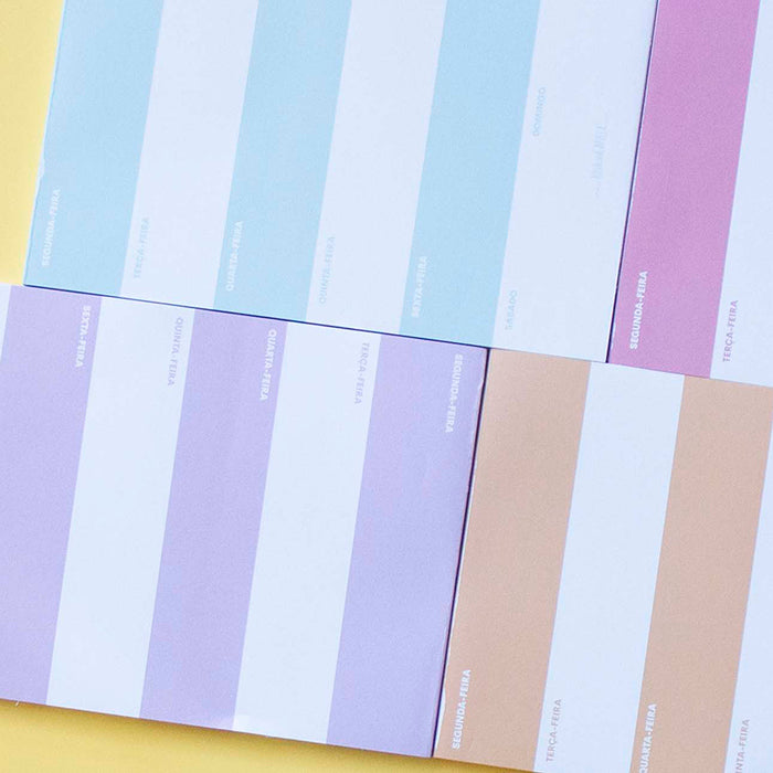 Kit 4 Planners A5 Pastel