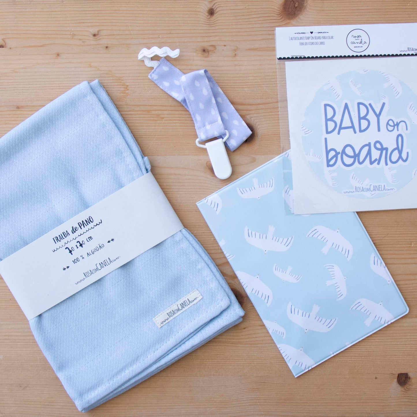 Kit Baby recém-nascido Azul