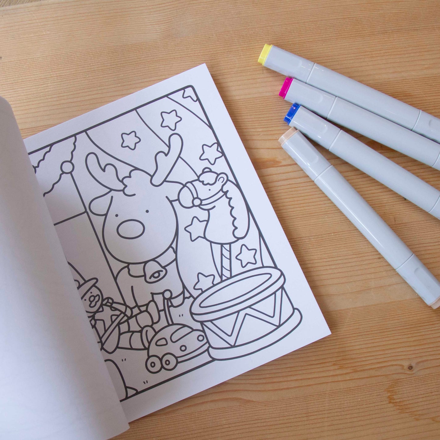 Livro de Colorir Um Natal Acolhedor de Coco Wyo