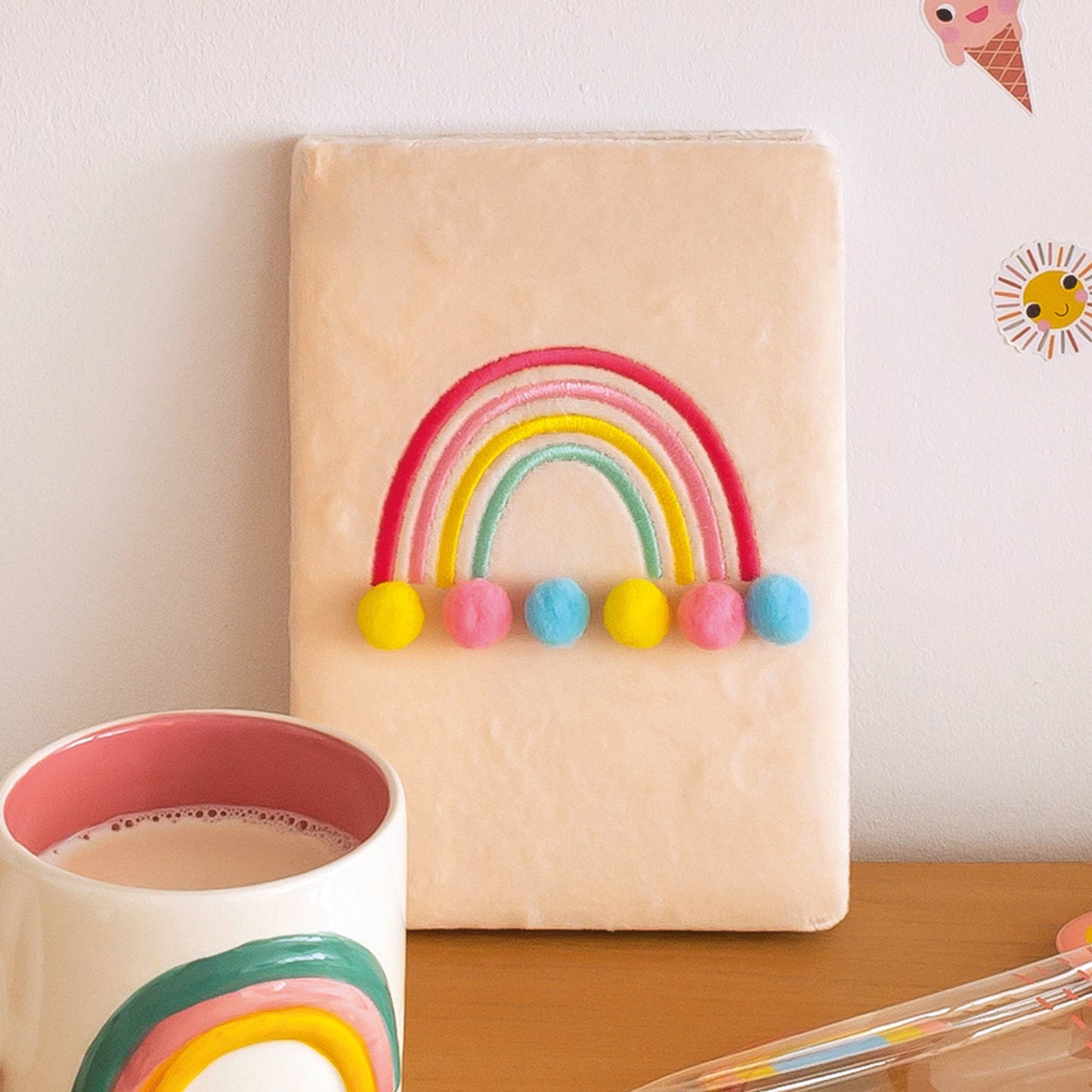 Caderno (18 x 12,5 cm) Plush Sun Vibes