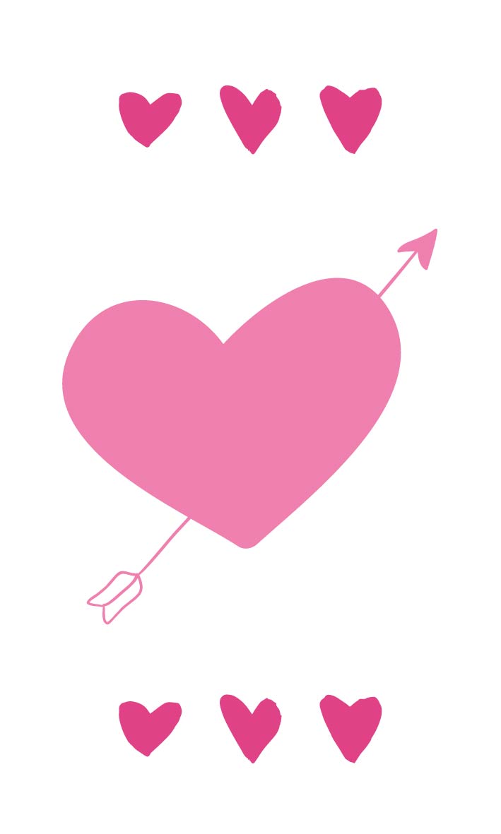 Tatuagem 5 x 9 cm para crianças Love