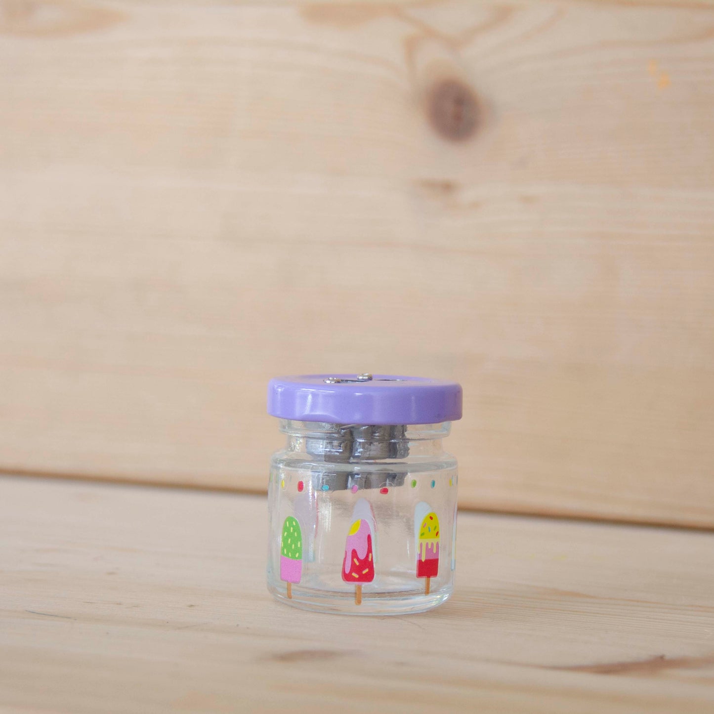 Afia duplo em vidro Gelados Lilás
