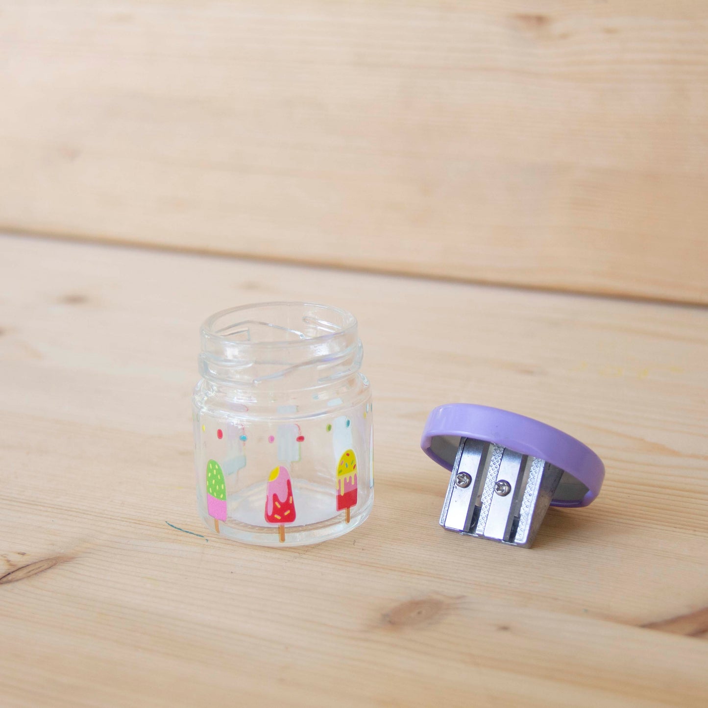 Afia duplo em vidro Gelados Lilás