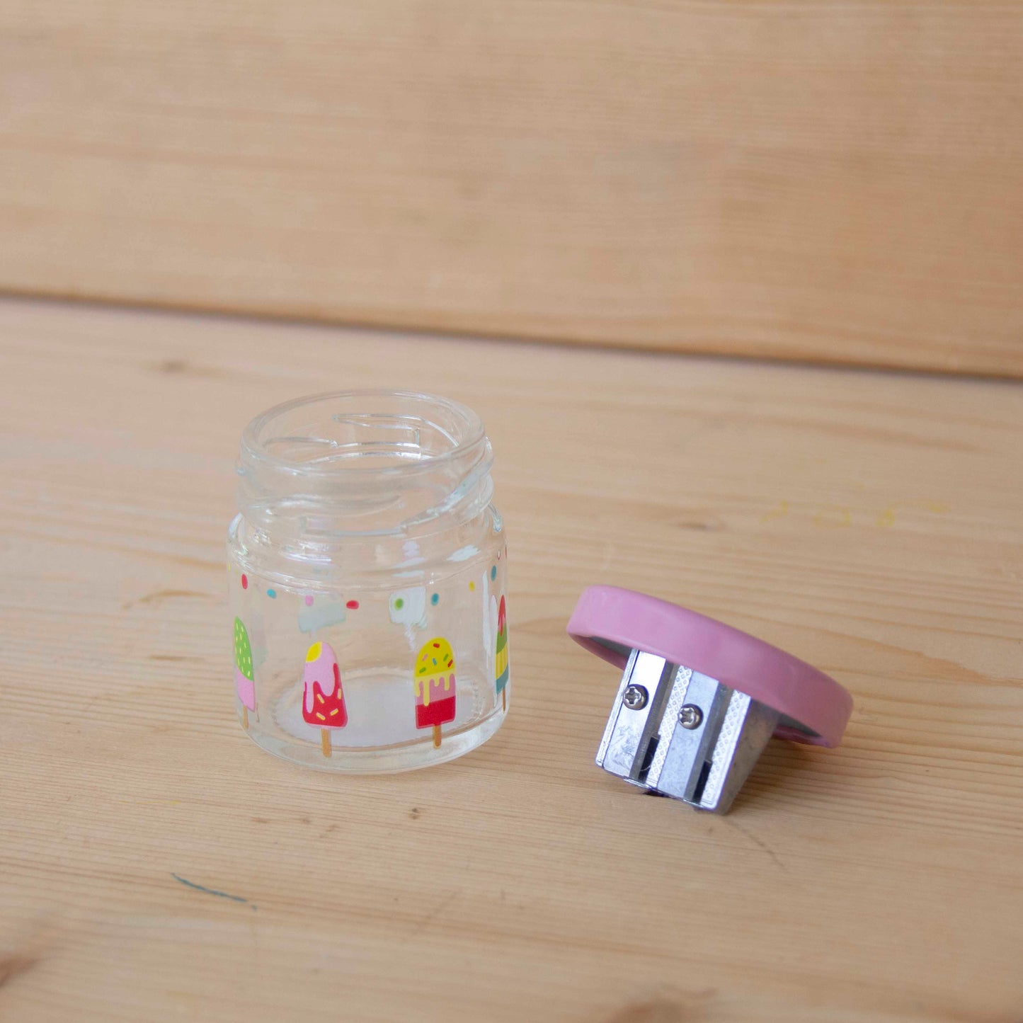Afia duplo em vidro Gelados Rosa