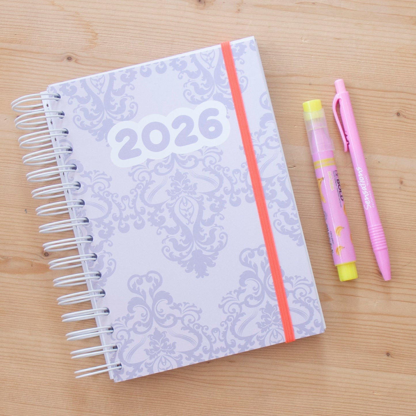 PRÉ-VENDA Agenda A5 Semanal 2026 Capa Dura CLASSIC LILAC
