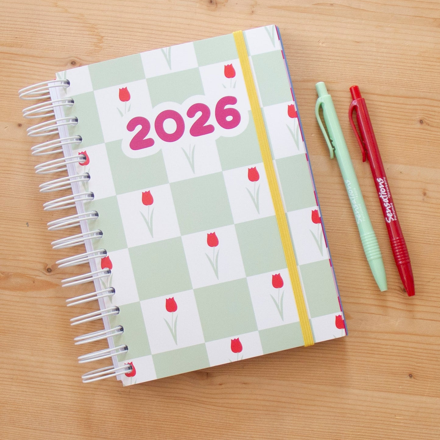 PRÉ-VENDA Agenda A5 Semanal 2026 Capa Dura TULIPS