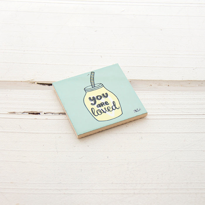 Azulejo Íman 7 x 7 cm You are loved