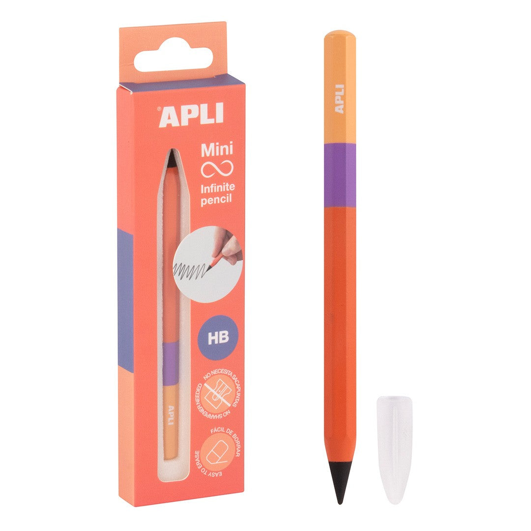 MINI Lápis Infinito Pastel Laranja