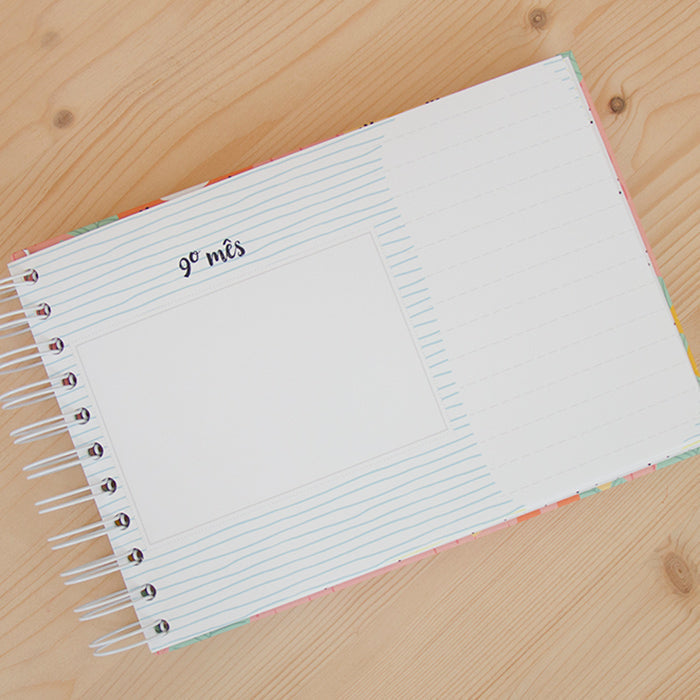 Baby Book A5 Drops Blue