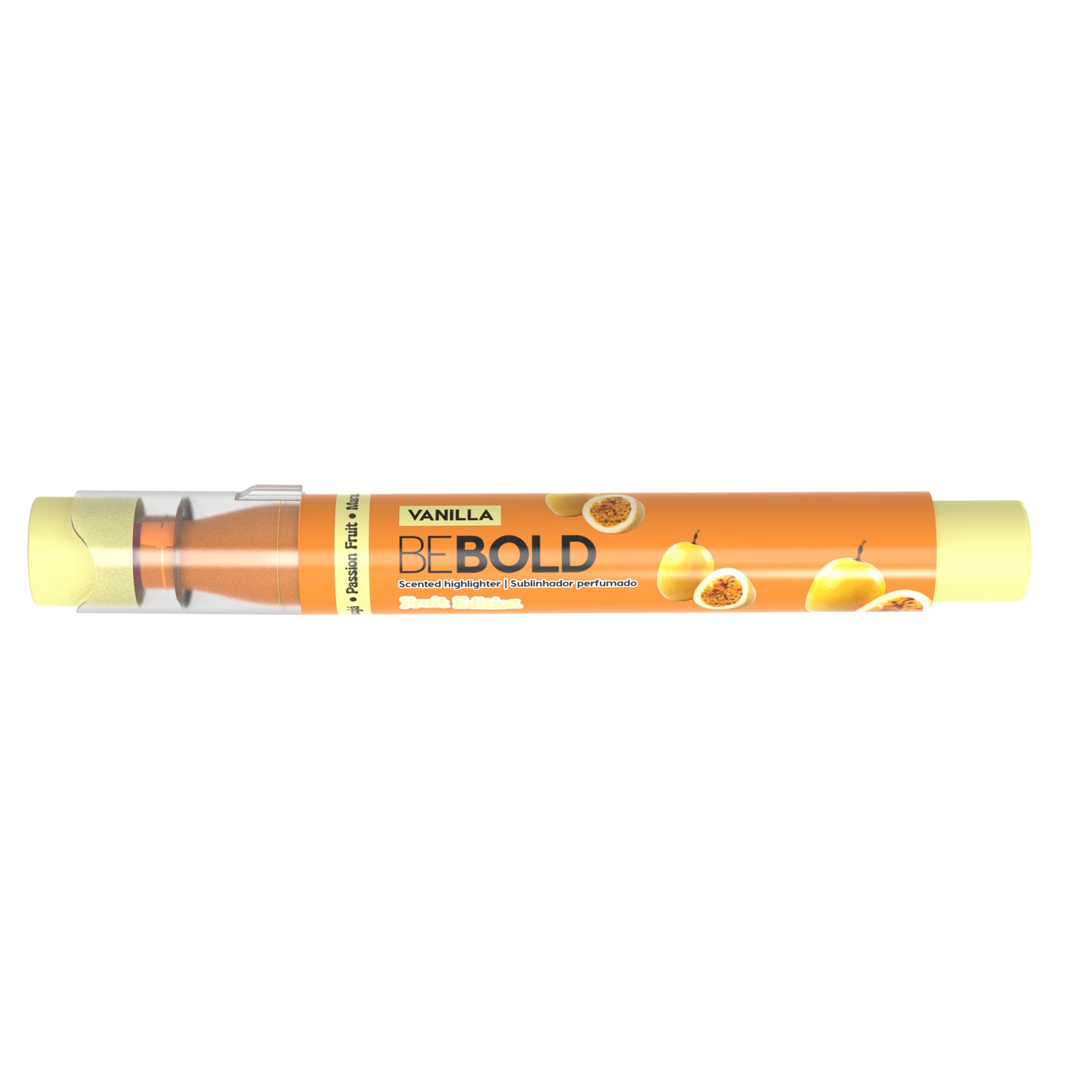Marcador Bebold Perfumado Yellow Vanilla Maracujá