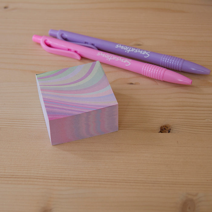 Sticky Notes 50x50mm Rainbow Pink