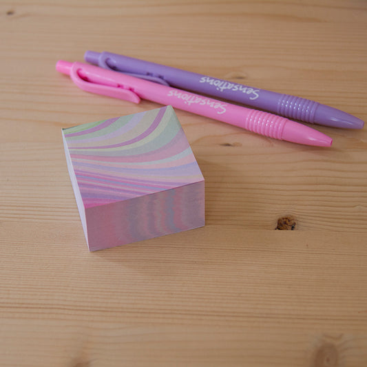 Sticky Notes 50x50mm Rainbow Pink