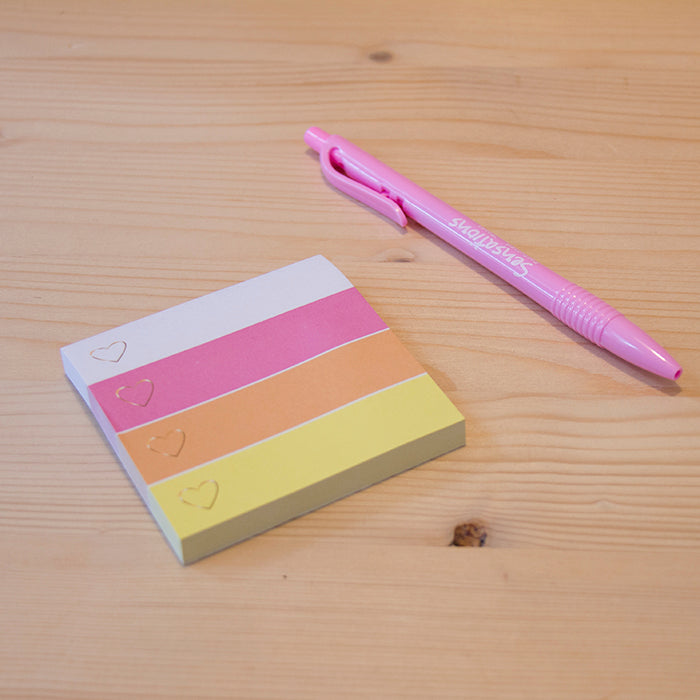 Sticky Notes 74x74mm Colors Pink