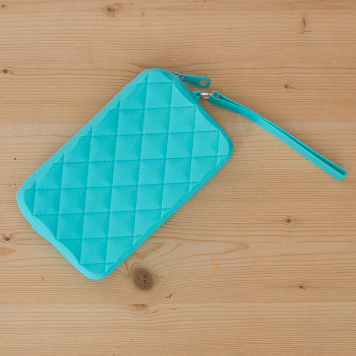 Bolsa Pequena Silicone Rectangular Fresh Turquesa*