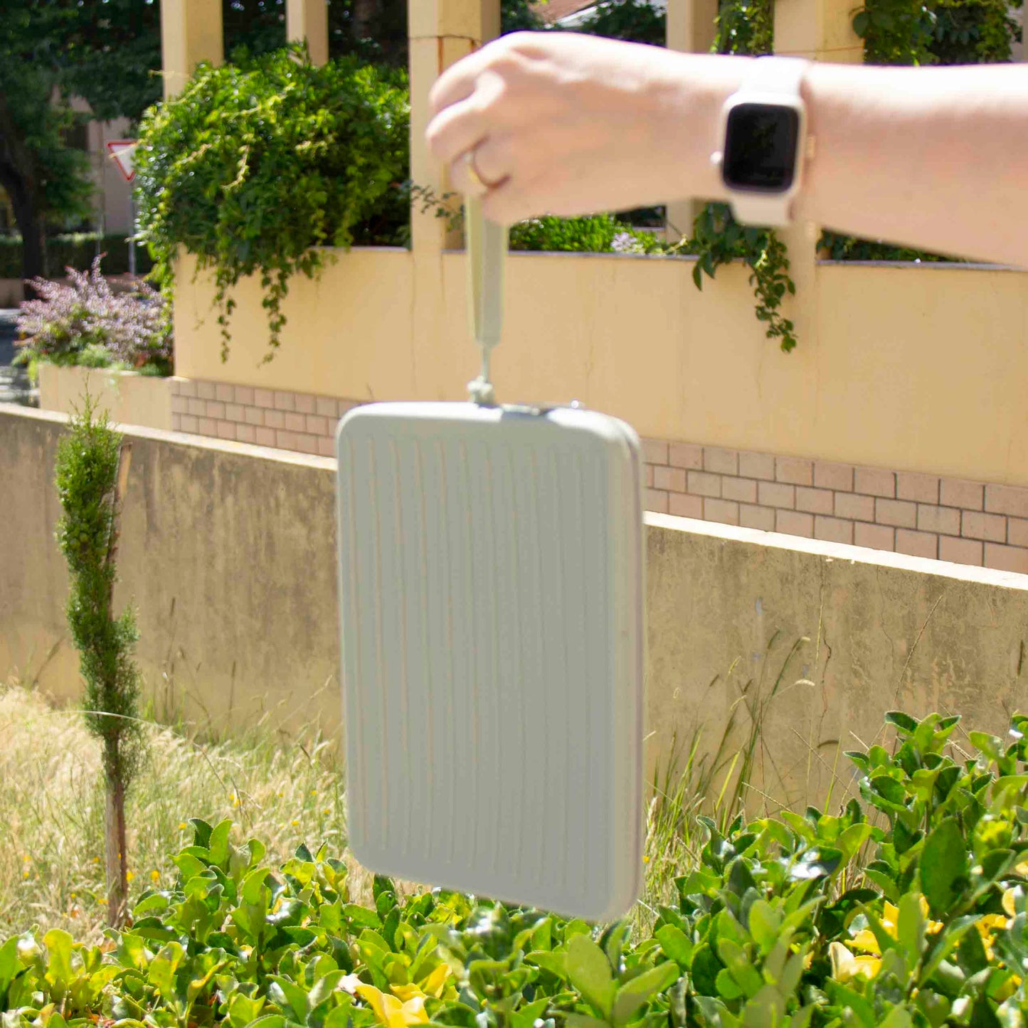 Bolsa Grande Silicone Rectangular Verde