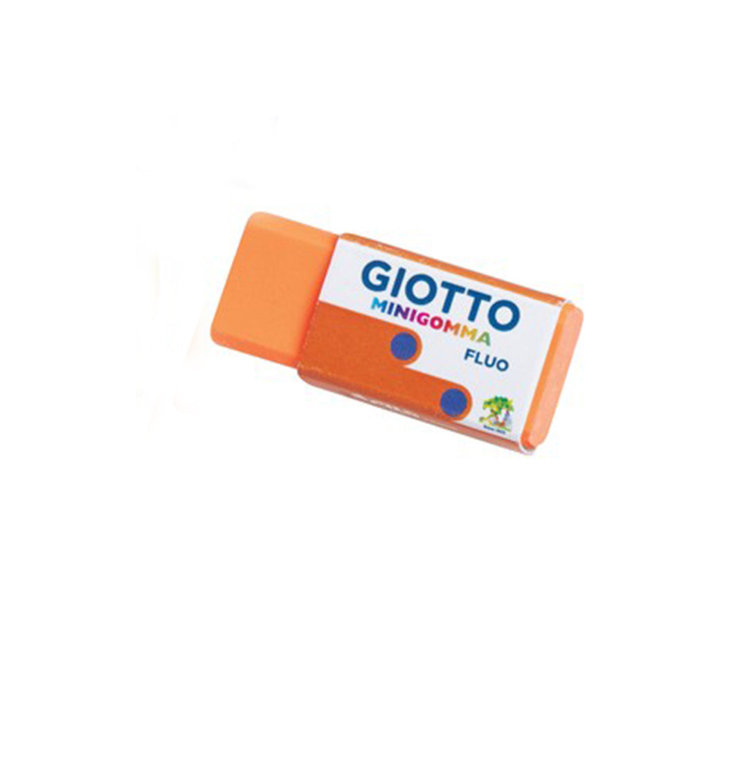 Borracha Mini Giotto Fluo Laranja