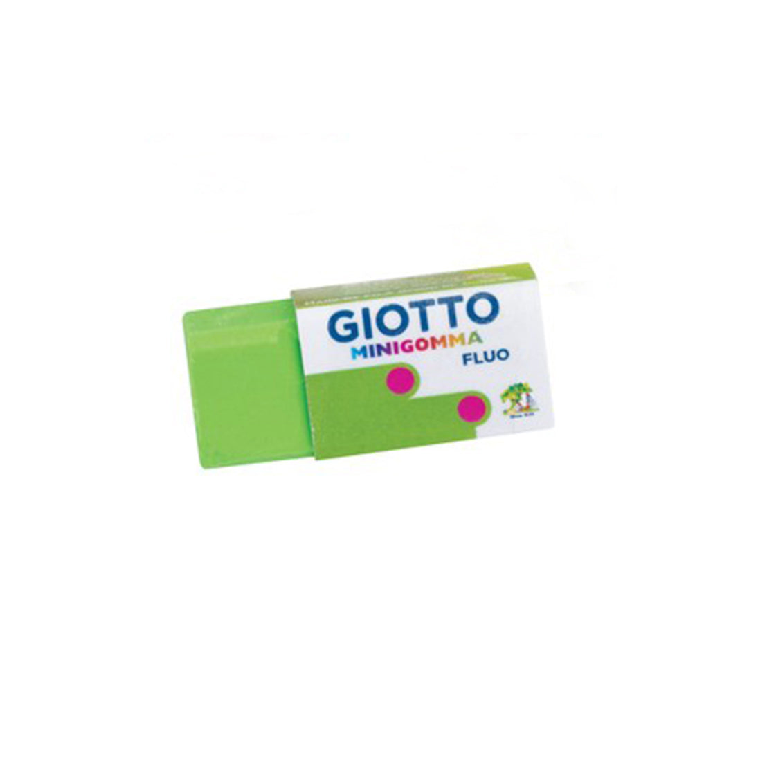Borracha Mini Giotto Fluo Verde