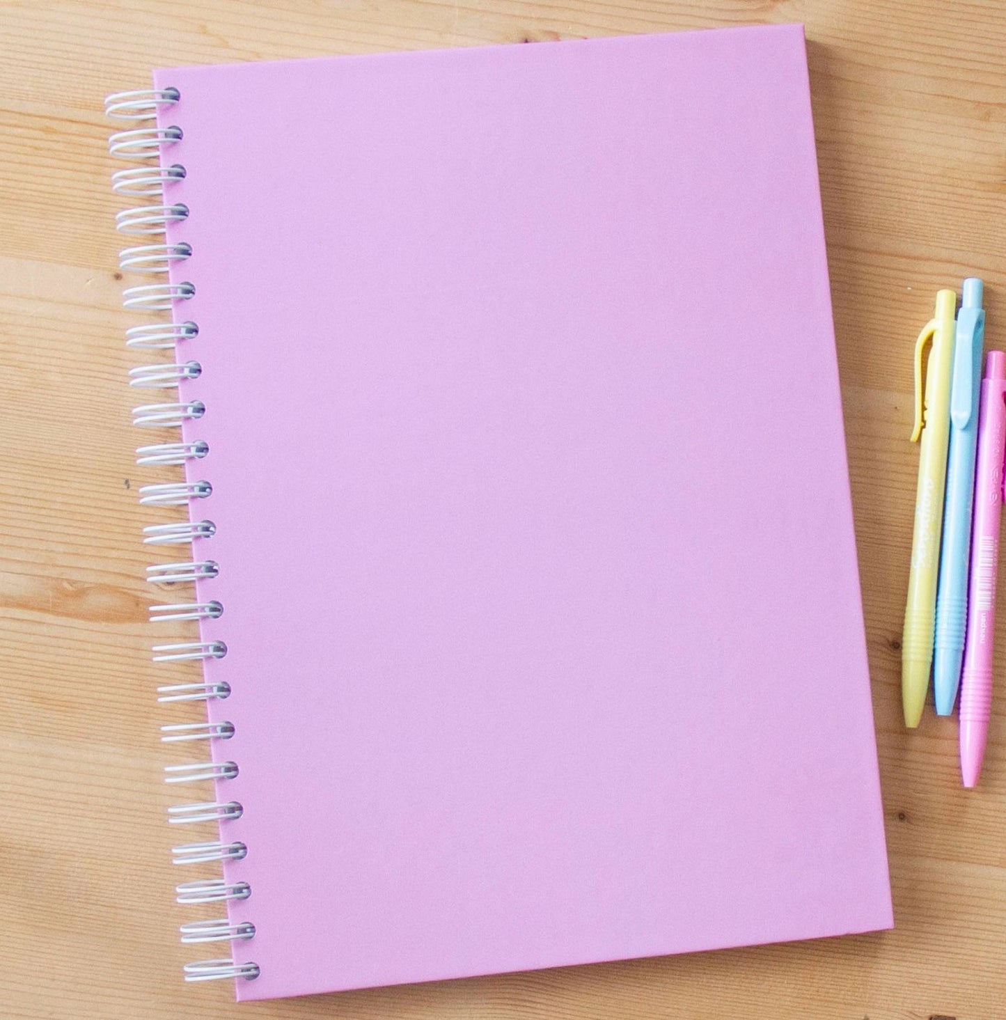 Caderno A4 Capa Dura Pautado (100 FL) PINK