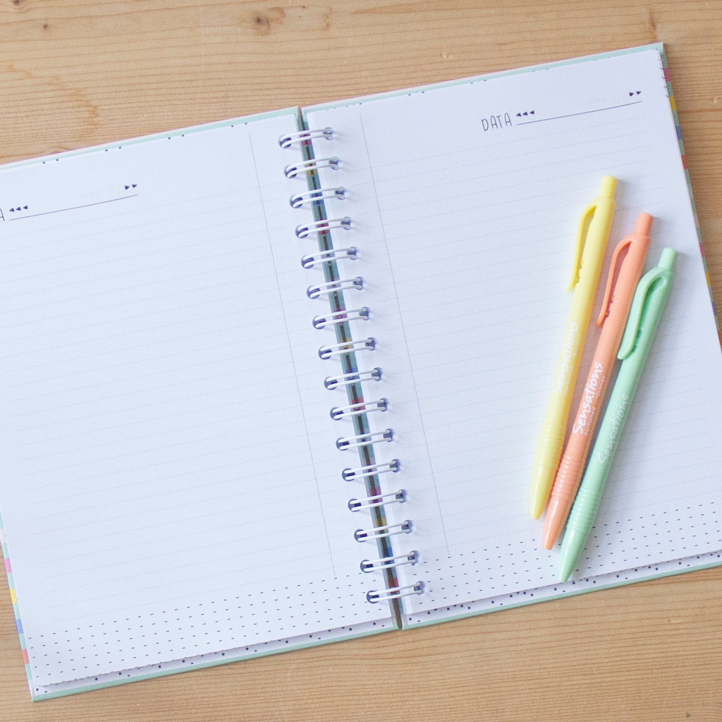 Caderno A5 Capa Dura Pautado (100 FL) MINT