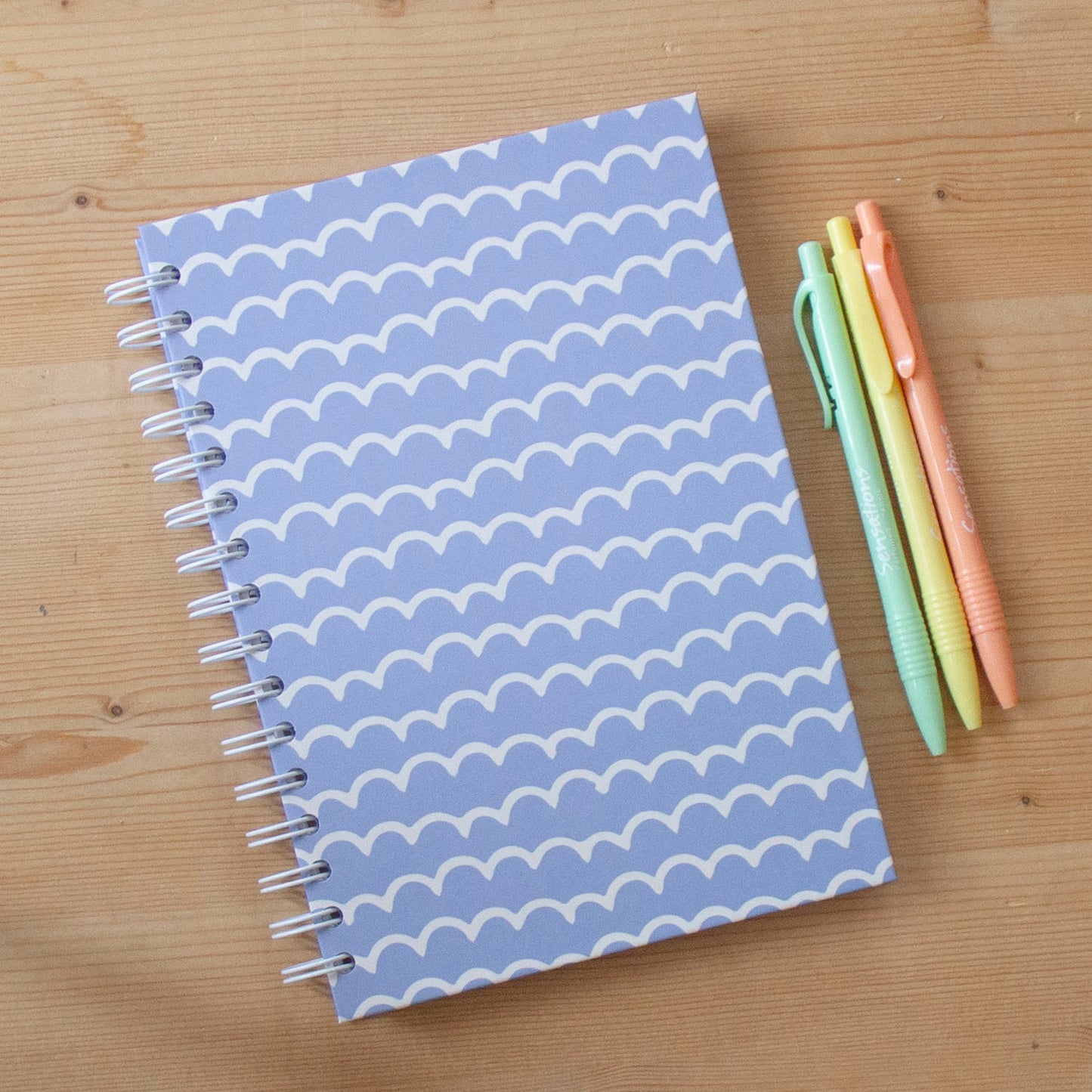 Caderno A5 Capa Dura Pautado (100 FL) OCEAN