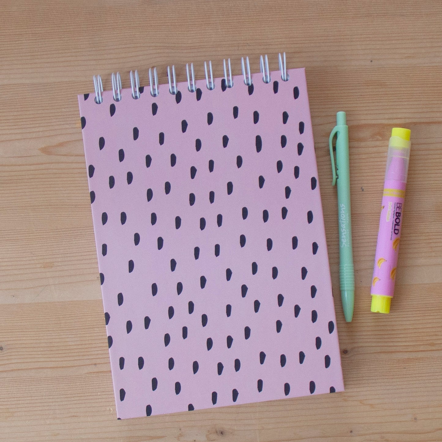 Caderno A5 Argolas Topo Capa Dura CLASSIC PINK