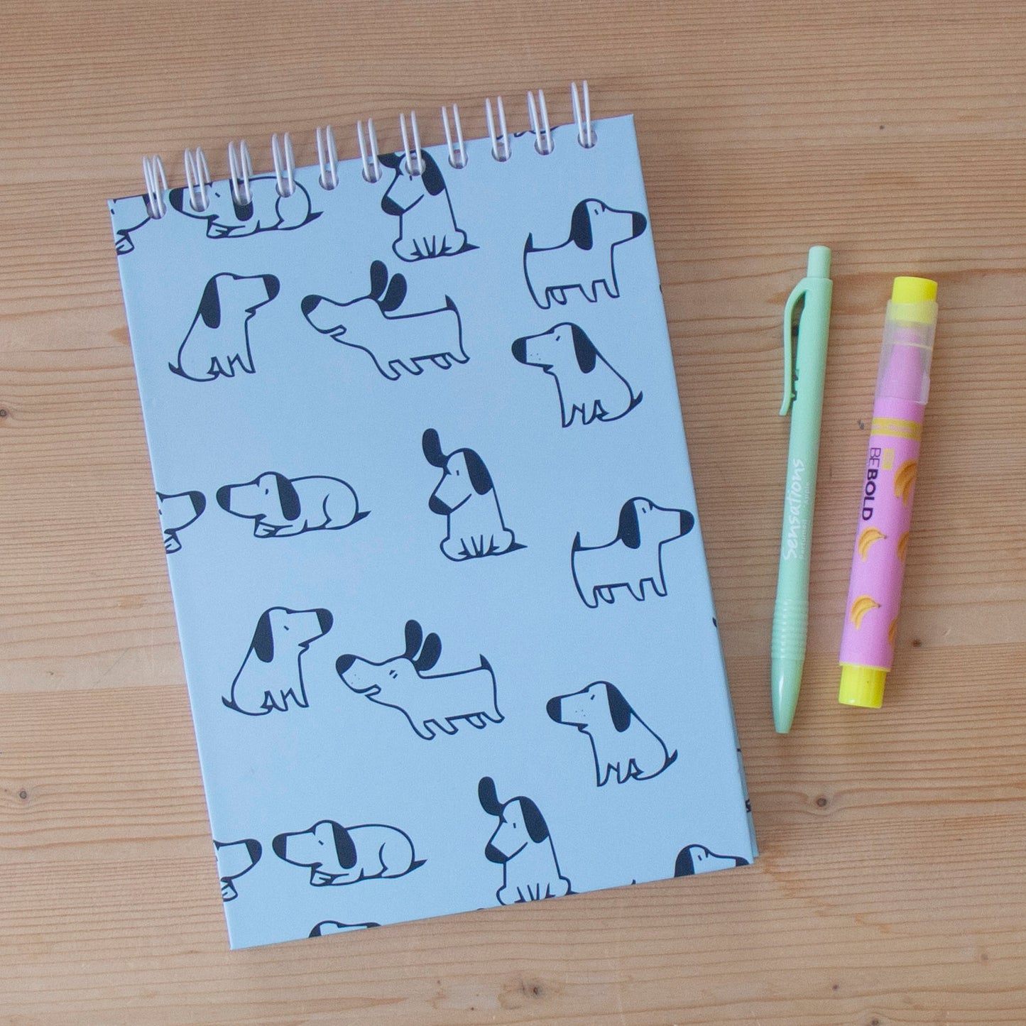 Caderno A5 Argolas Topo Capa Dura DOGS